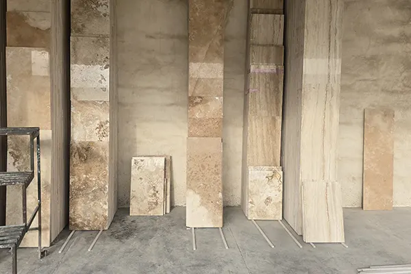 نمونه ای از معایب سنگ تراورتن از جهت ظاهر